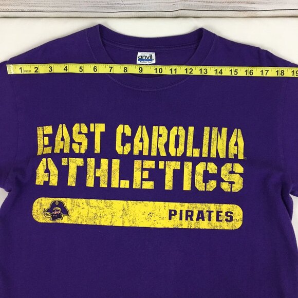 East Carolina Athletics Pirates Purple T-Shirt - Picture 6 of 9